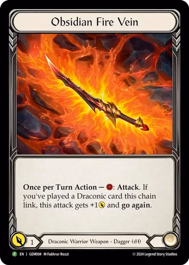 Obsidian Fire Vein