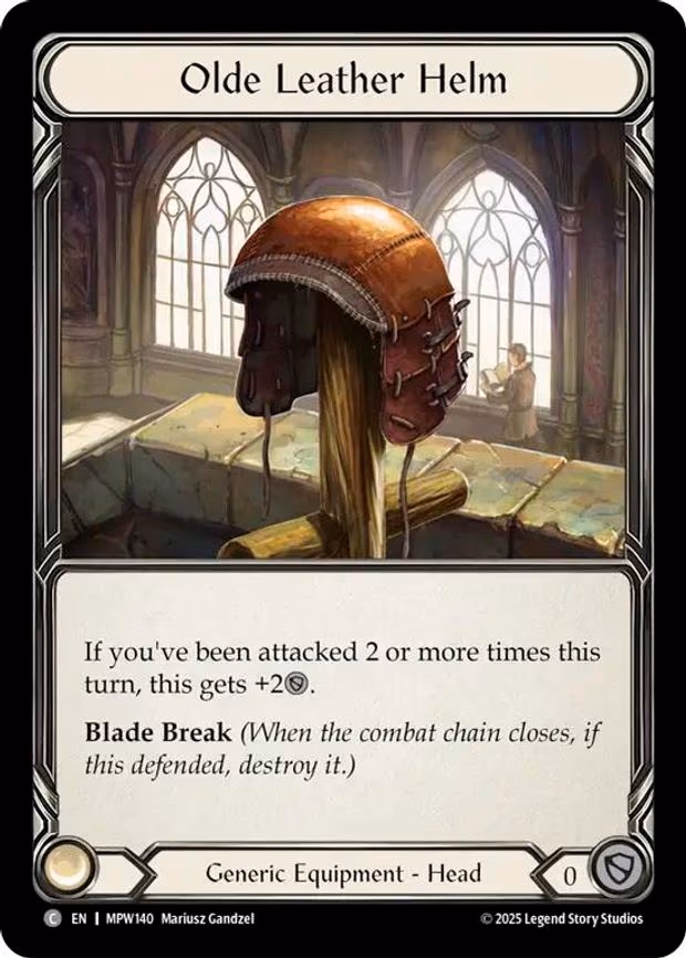 Olde Leather Helm - Common (MPW140)