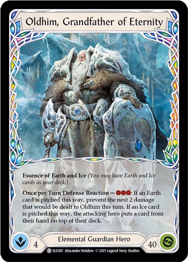 Oldhim, Grandfather of Eternity // Oldhim - Token (ELE001 // ELE002)