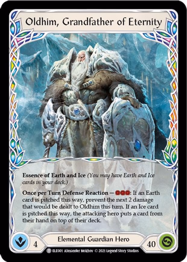 Oldhim, Grandfather of Eternity // Shiver - Token (ELE001 // ELE033)