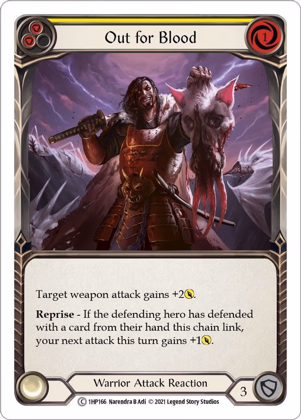 Out for Blood (Yellow) - Common (1HP166)