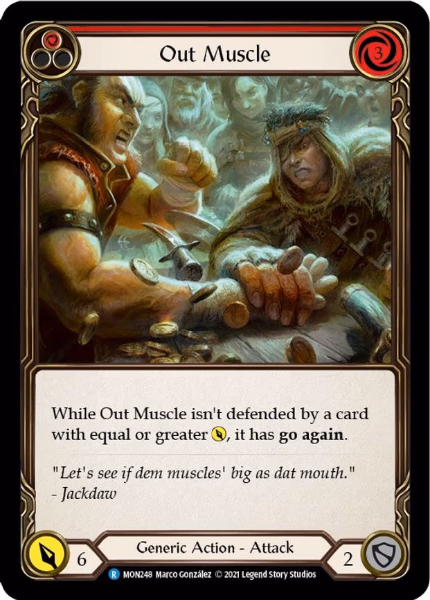 Out Muscle (Red) - Rare (MON248)