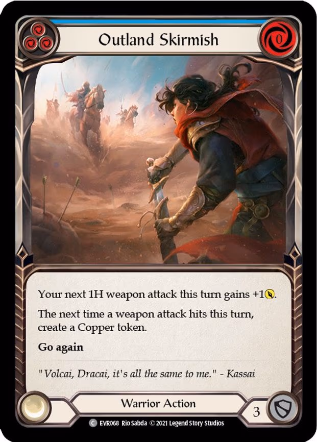 Outland Skirmish (Blue) - Common (EVR068)