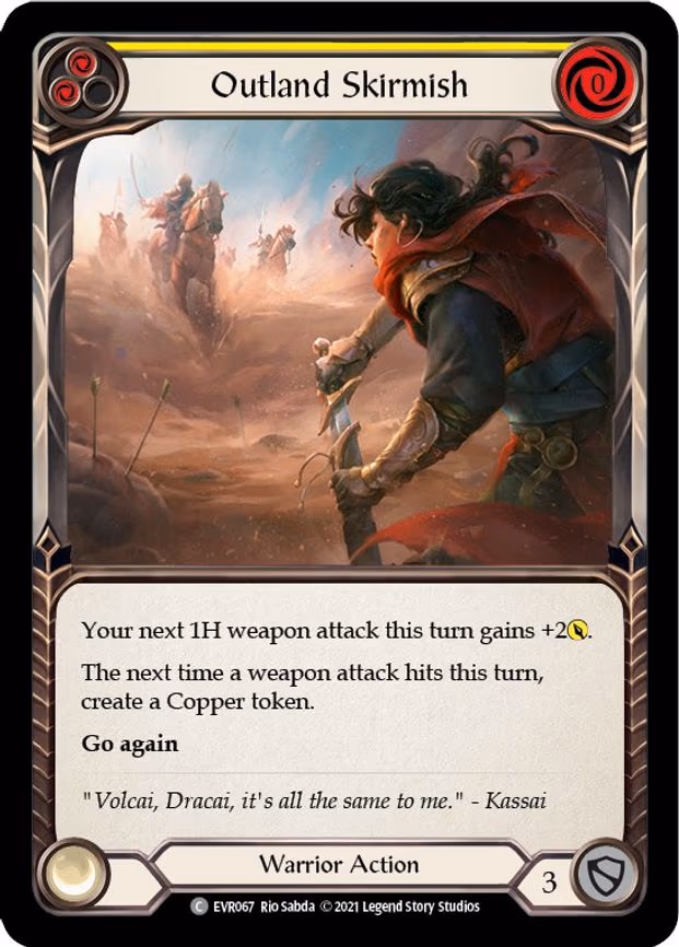 Outland Skirmish (Yellow) - Common (EVR067)