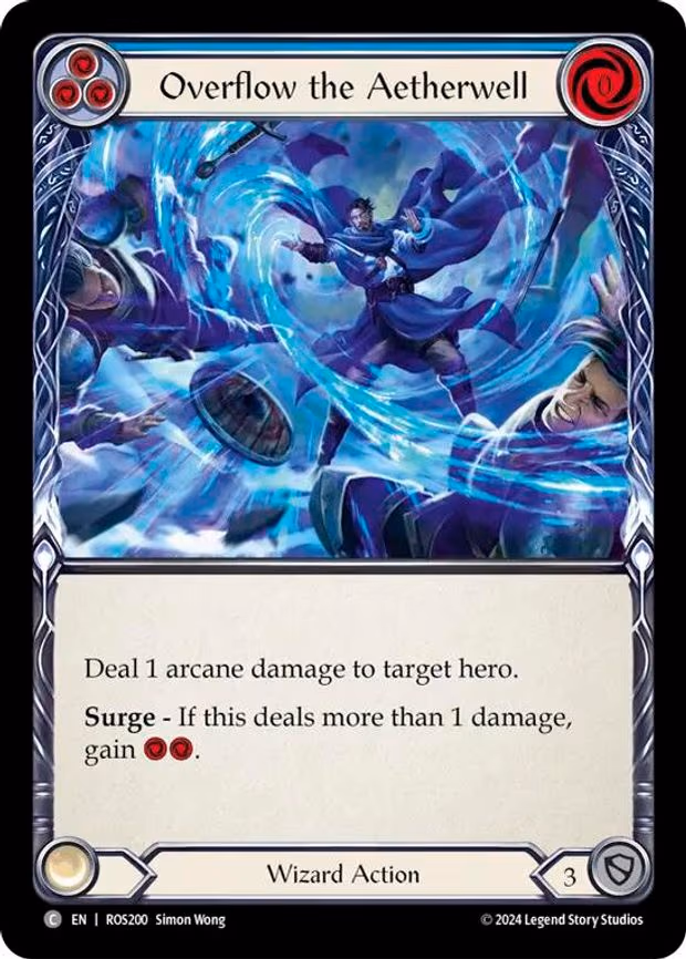 Overflow the Aetherwell (Blue) - Common (ROS200)