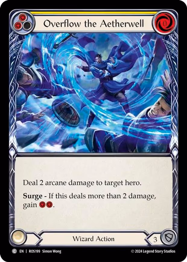 Overflow the Aetherwell (Yellow) - Common (ROS199)