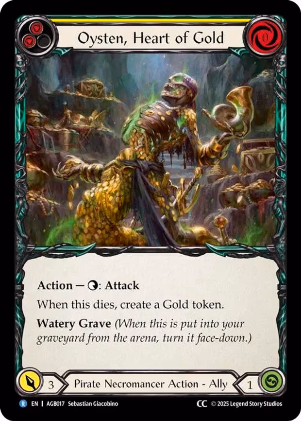 Oysten, Heart of Gold (CC Tag) - Rare (AGB017)