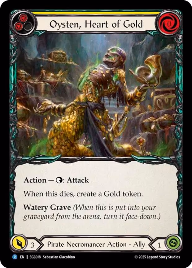Oysten, Heart of Gold (Yellow) - Rare (SGB018)