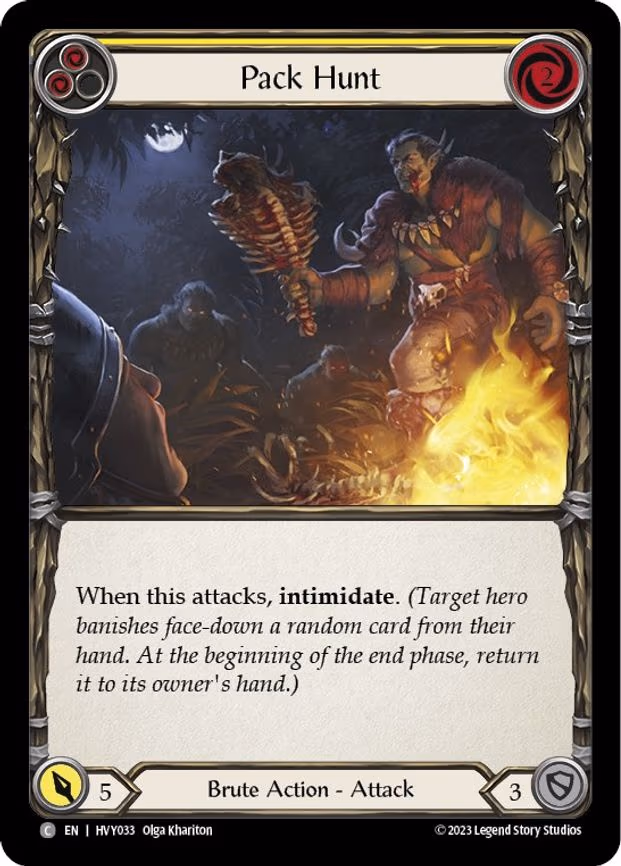 Pack Hunt (Yellow) - Common (HVY033)