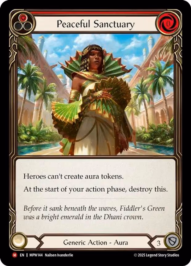 Peaceful Sanctuary (Red) - Majestic (MPW144)