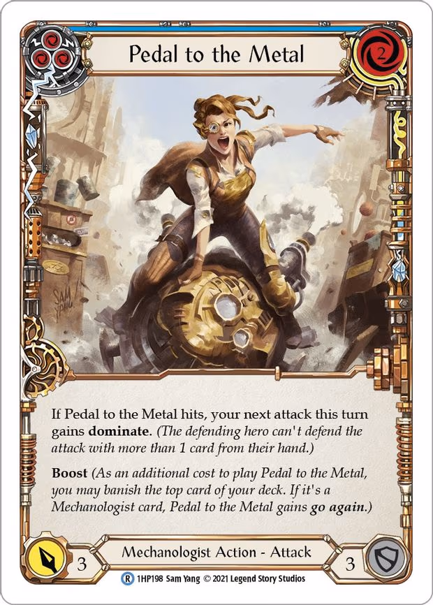 Pedal to the Metal (Blue) - Rare (1HP198)