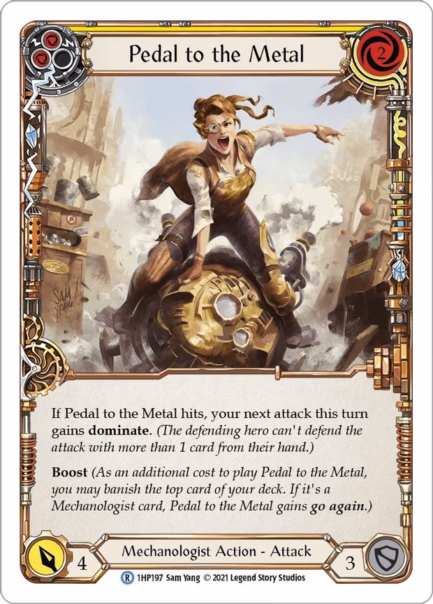 Pedal to the Metal (Yellow) - Rare (1HP197)