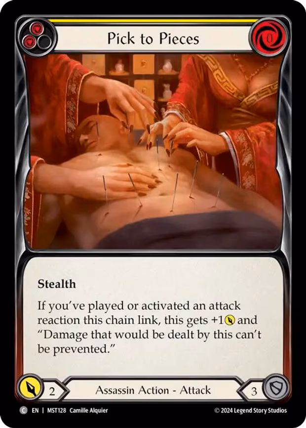 Pick to Pieces (Yellow) - Common (MST128)