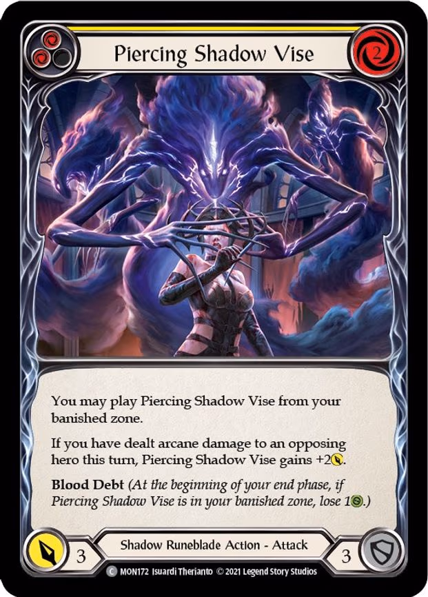 Piercing Shadow Vise (Yellow) - Common (MON172)