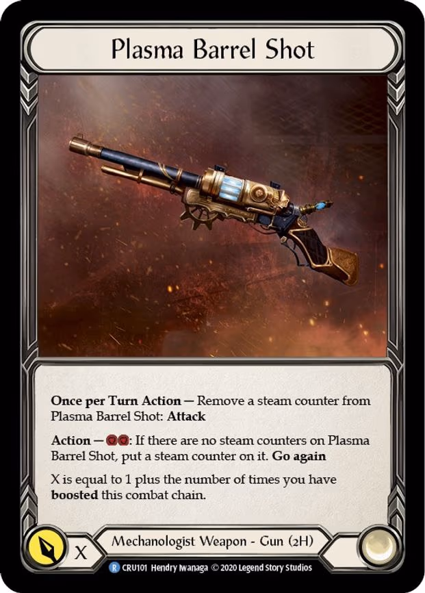 Plasma Barrel Shot - Rare (CRU101)
