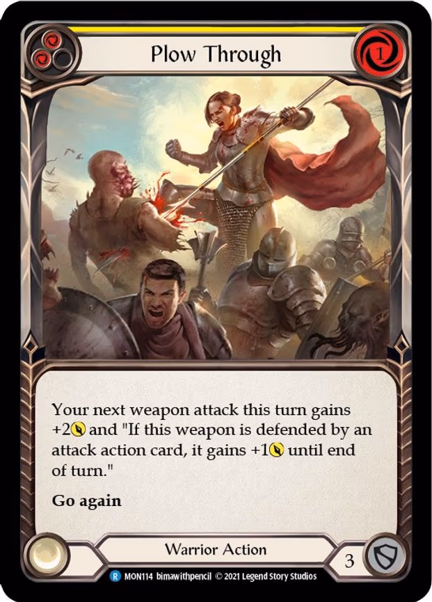 Plow Through (Yellow) - Rare (MON114)