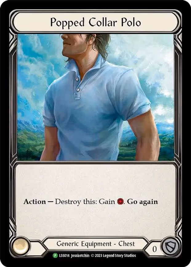 Popped Collar Polo - Promo (LSS014)