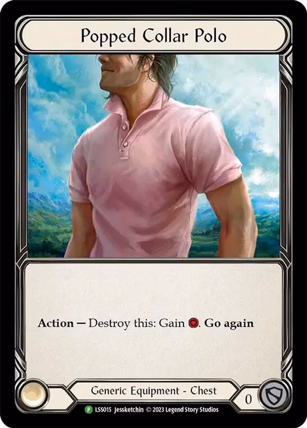 Popped Collar Polo - Promo (LSS015)