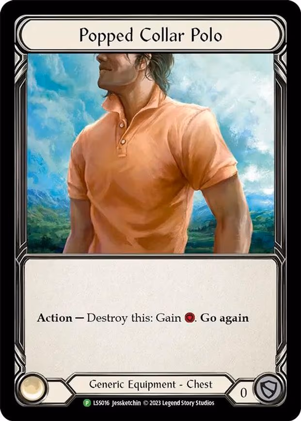 Popped Collar Polo - Promo (LSS016)