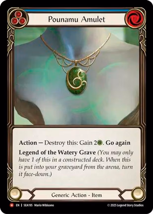 Pounamu Amulet - Majestic (SEA195)