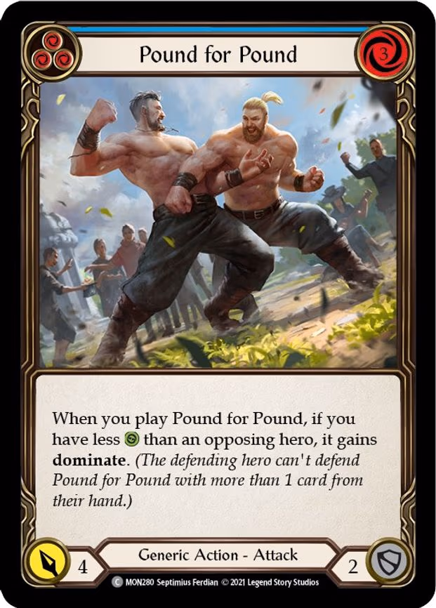 Pound for Pound (Blue) - Common (MON280)