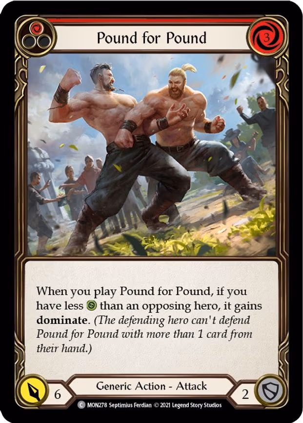 Pound for Pound (Red) - Common (MON278)