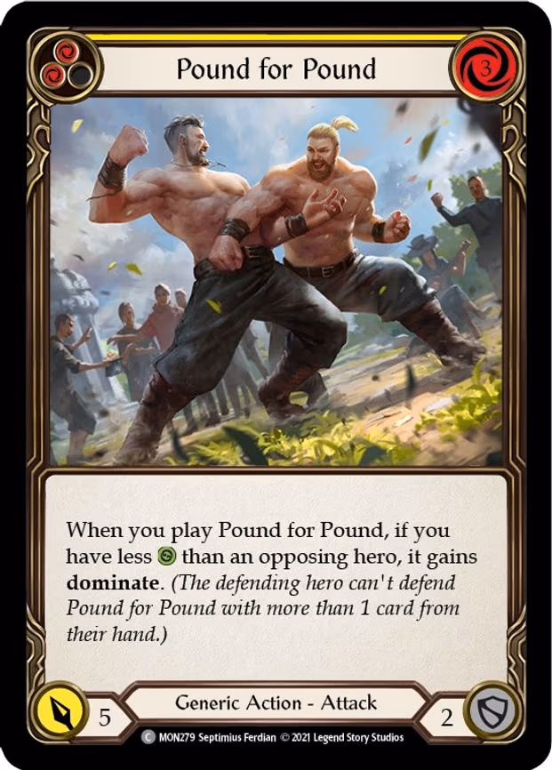 Pound for Pound (Yellow) - Common (MON279)