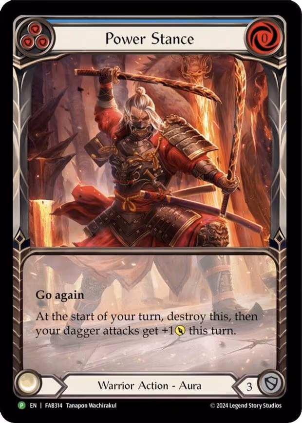 Power Stance (Blue) - Promo (FAB314)