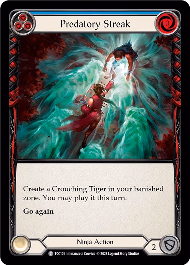 Predatory Streak (Blue) - Common (TCC101)