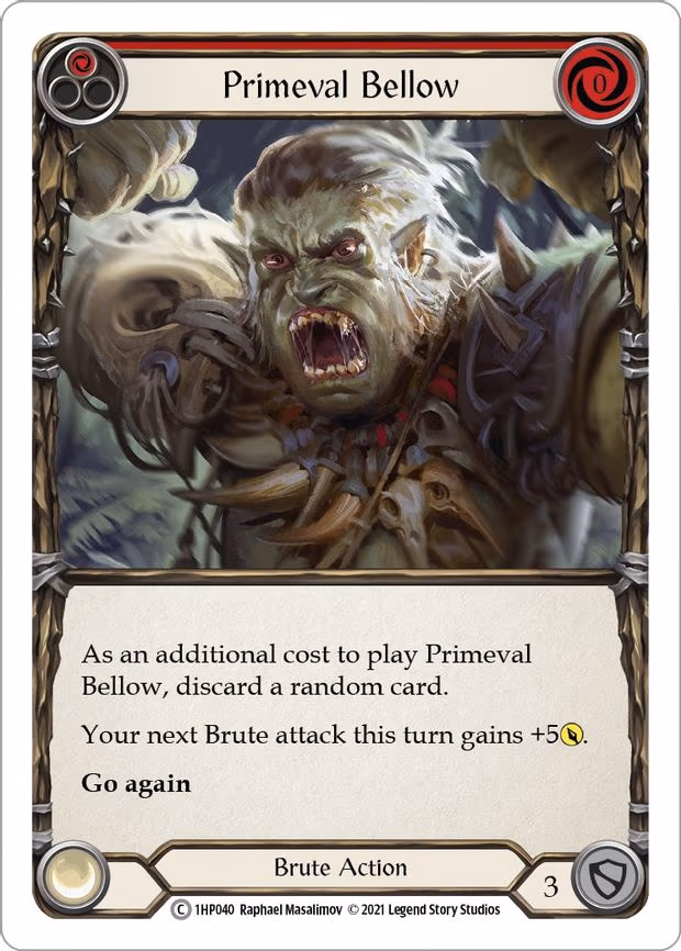 Primeval Bellow (Red) - Common (1HP040)