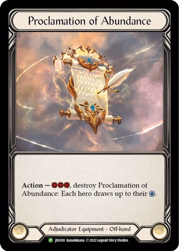 Proclamation of Abundance - Promo (JDG010)