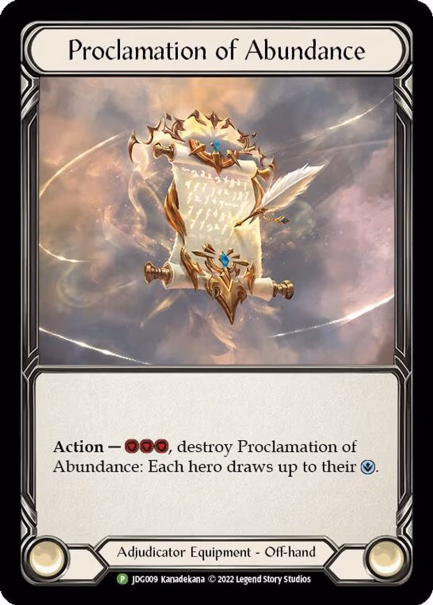 Proclamation of Abundance - Promo (JDG009)