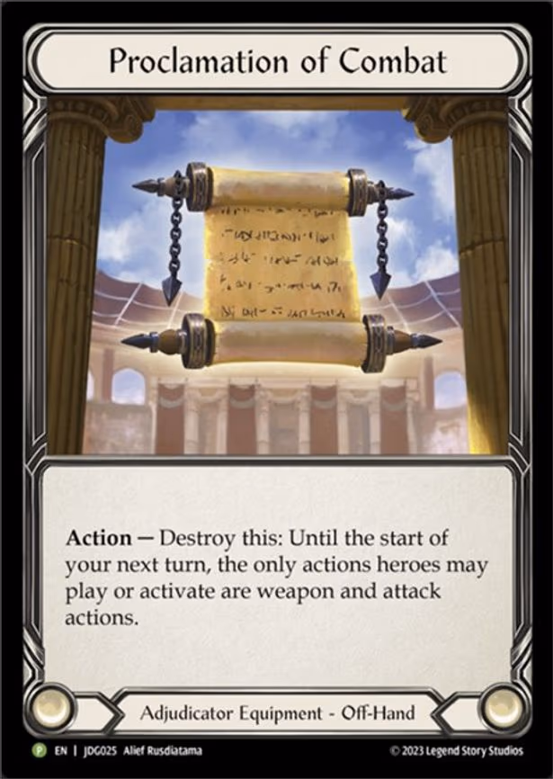 Proclamation of Combat - Promo (JDG025)