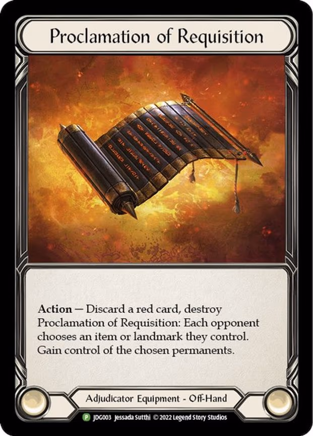 Proclamation of Requisition - Promo (JDG003)
