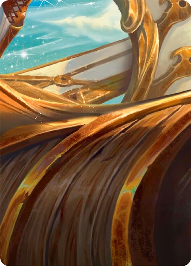 Puffin, Full Steam Ahead // Marlynn, Treasure Hunter Double Sided Art Card (Bottom Center) - None