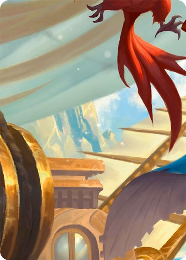 Puffin, Full Steam Ahead // Marlynn, Treasure Hunter Double Sided Art Card (Middle Left) - None
