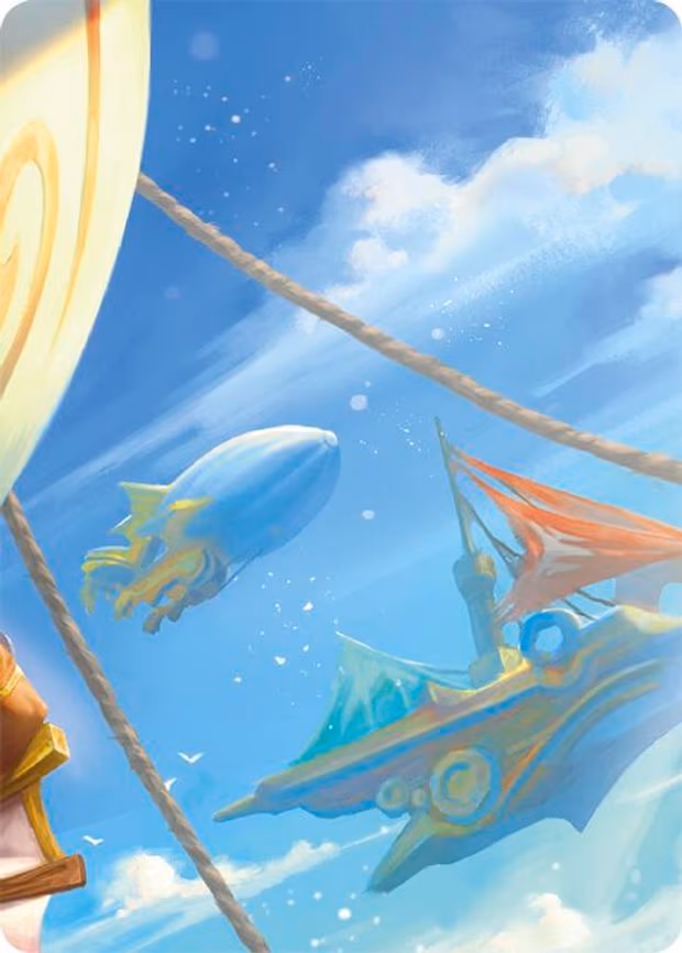 Puffin, Full Steam Ahead // Marlynn, Treasure Hunter Double Sided Art Card (Middle Right) - None