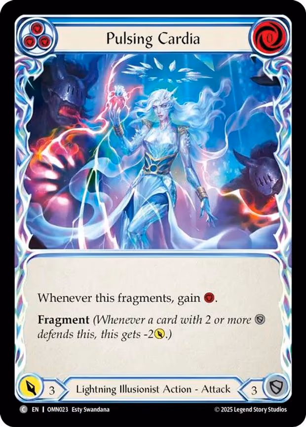 Pulsing Cardia (Blue) - Common (OMN023)