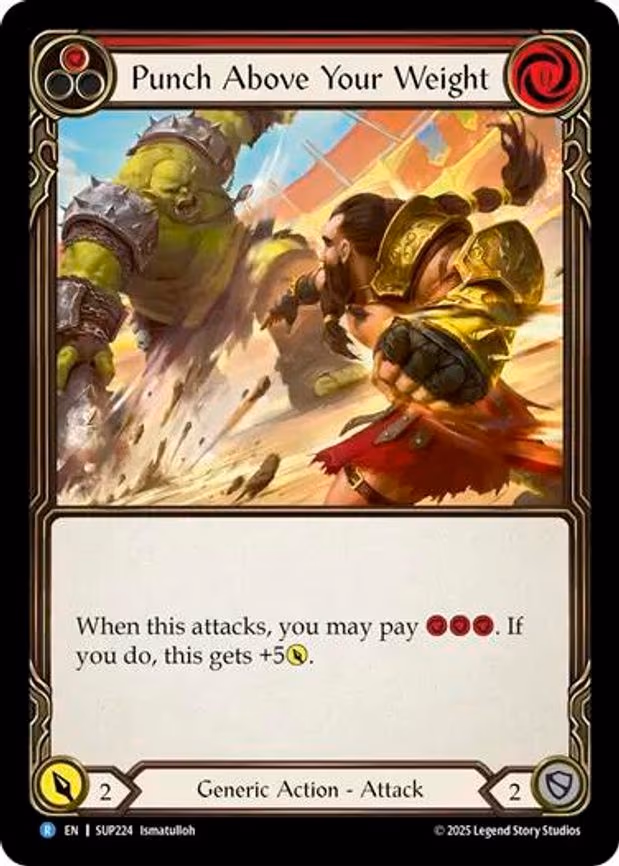 Punch Above Your Weight (Red) - Rare (SUP224)