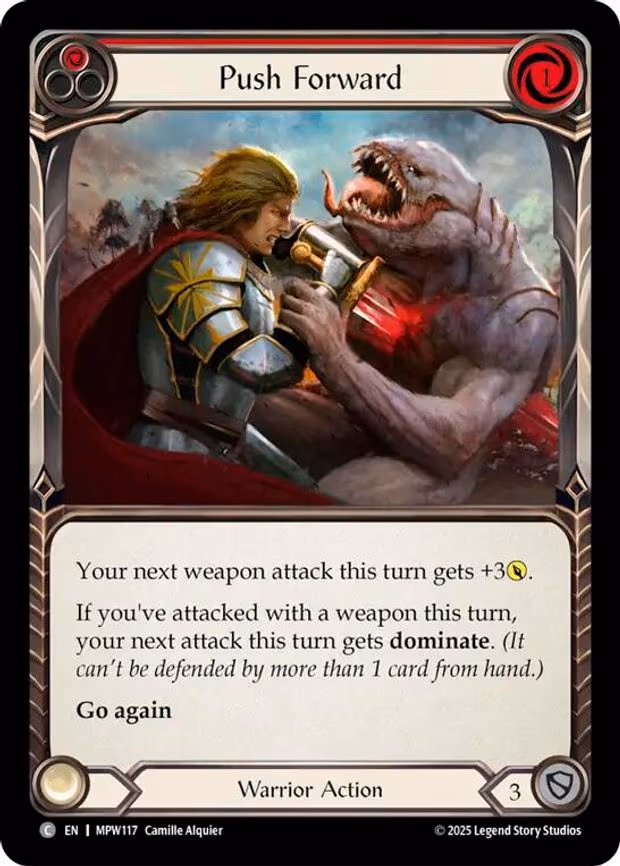 Push Forward (Red) - Common (MPW117)