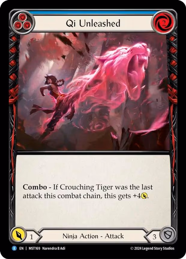Qi Unleashed (Blue) - Rare (MST169)