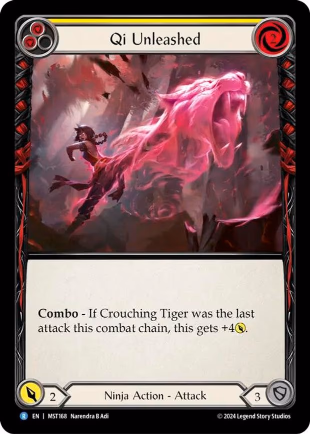 Qi Unleashed (Yellow) - Rare (MST168)