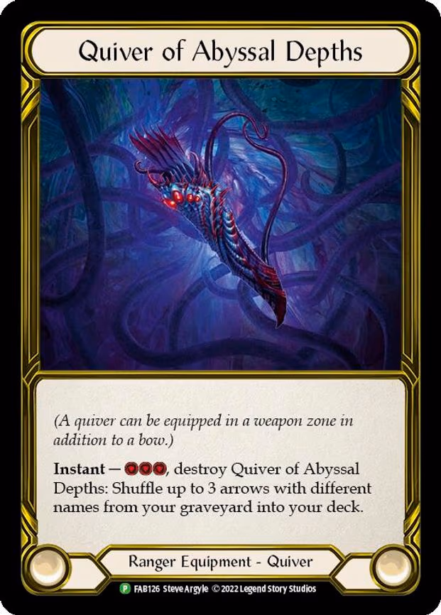 Quiver of Abyssal Depths (Golden) - Promo (FAB126)