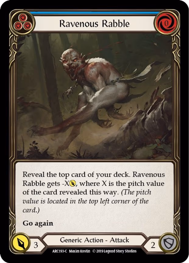 Ravenous Rabble (Blue) - Common (ARC193)