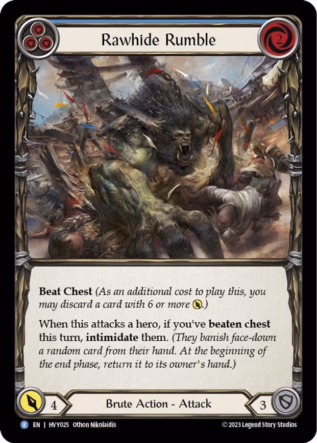 Rawhide Rumble (Blue) - Rare (HVY025)