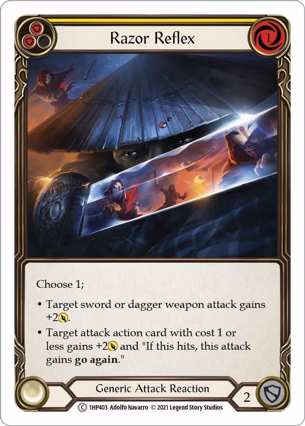 Razor Reflex (Yellow) - Common (1HP403)