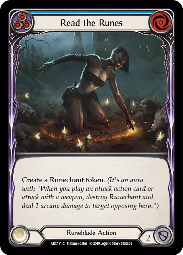 Read the Runes (Blue) - Common (ARC111)