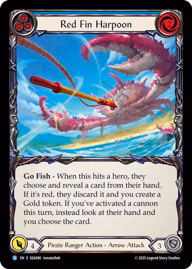 Red Fin Harpoon - Rare (SEA090)