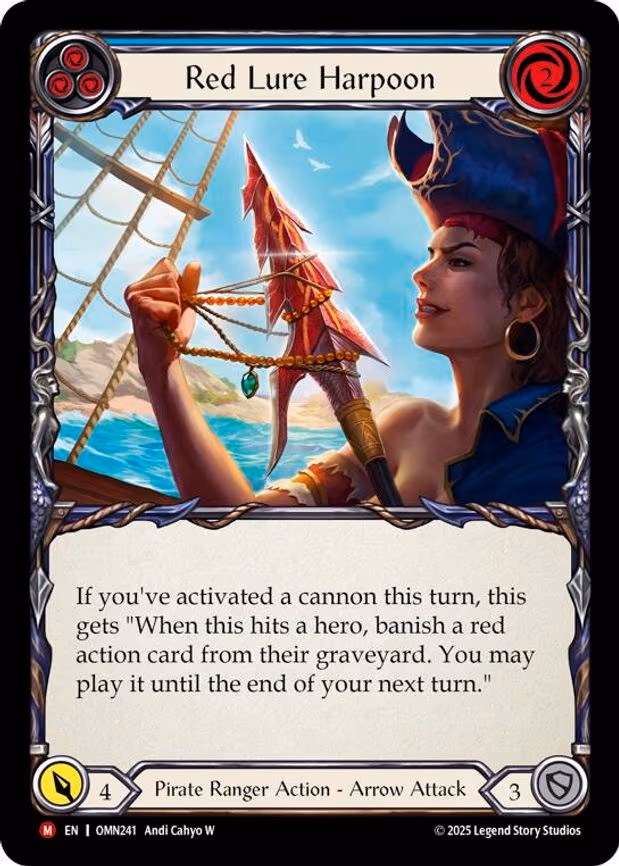 Red Lure Harpoon (Blue) - Majestic (OMN241)