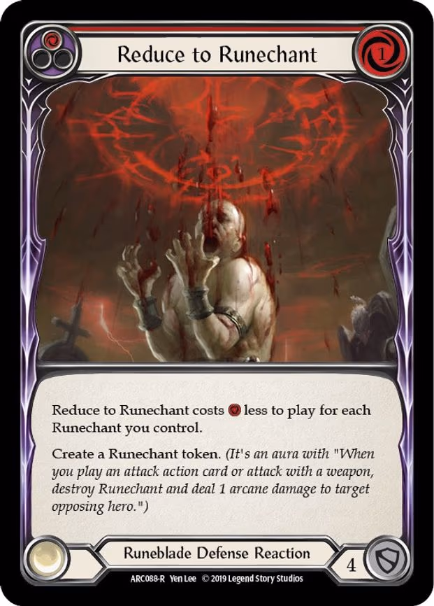 Reduce to Runechant (Red) - Rare (ARC088)